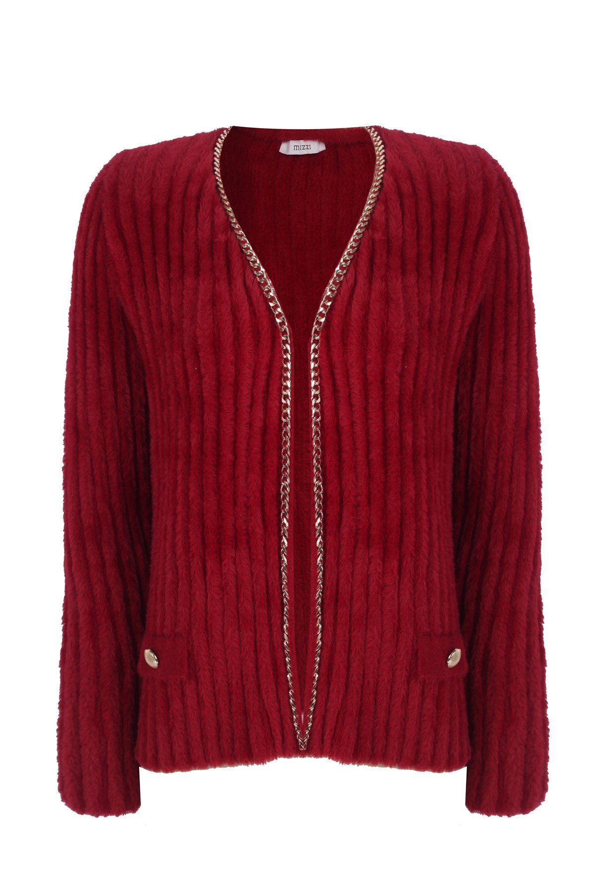 Piz Nair Cardigan Bordeaux