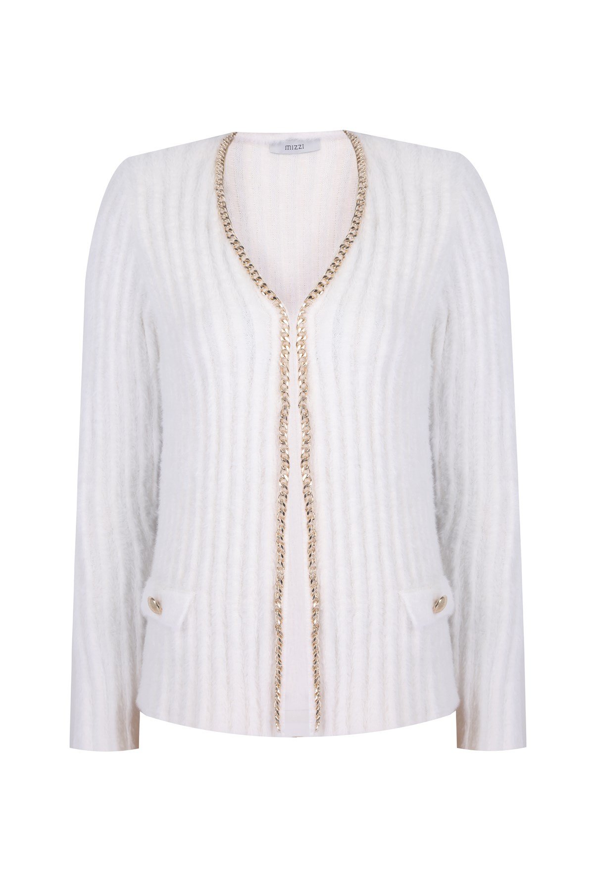 Piz Nair Cardigan White