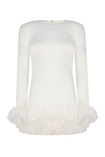 Fifth Avenue Dress Beyaz